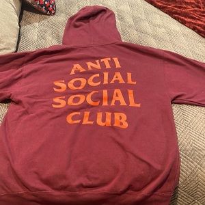 Anti Social Social Club Glitch Hoodie